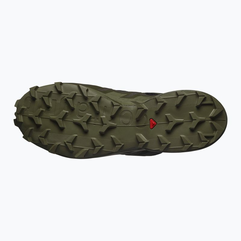 Pánské běžecké boty Salomon Speedcross 6 GTX black/peat/deep lichen green 5