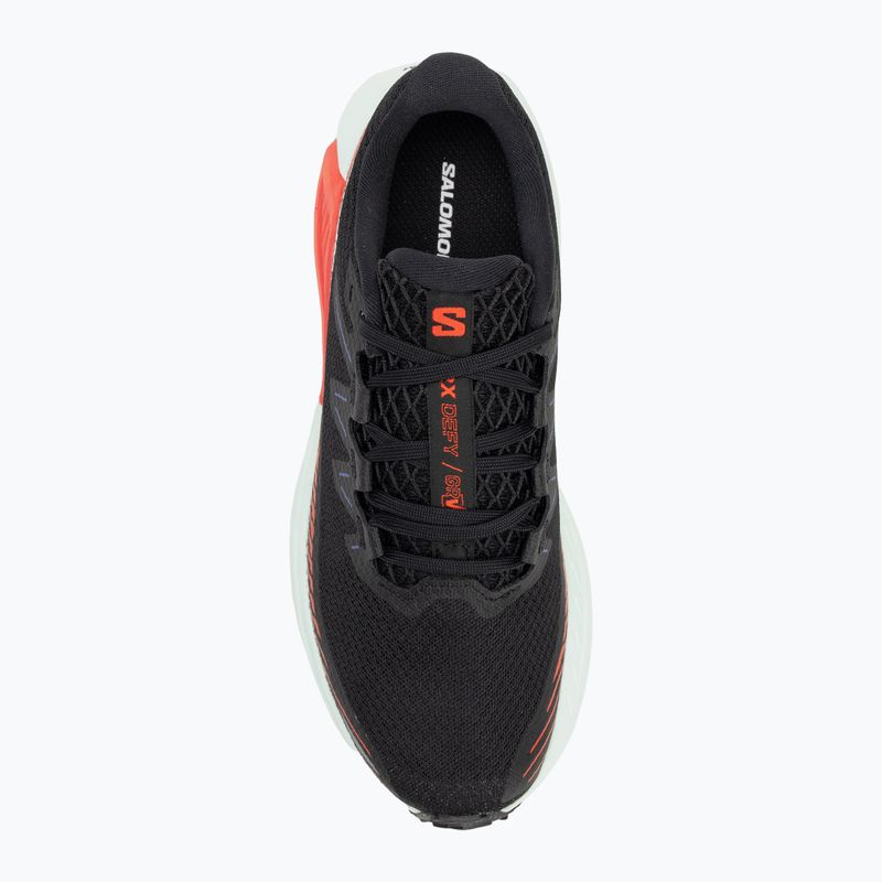 Dámské běžecké boty Salomon Drx Defy GRVL black/cherry tomato/bay 5