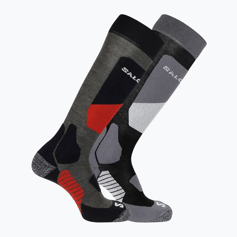 Lyžařské ponožky Salomon S/Access 2 páry copen blue/ beluga 8