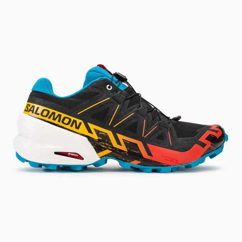 Pánské běžecké boty Salomon Speedcross 6 black/white/transcend blue 2