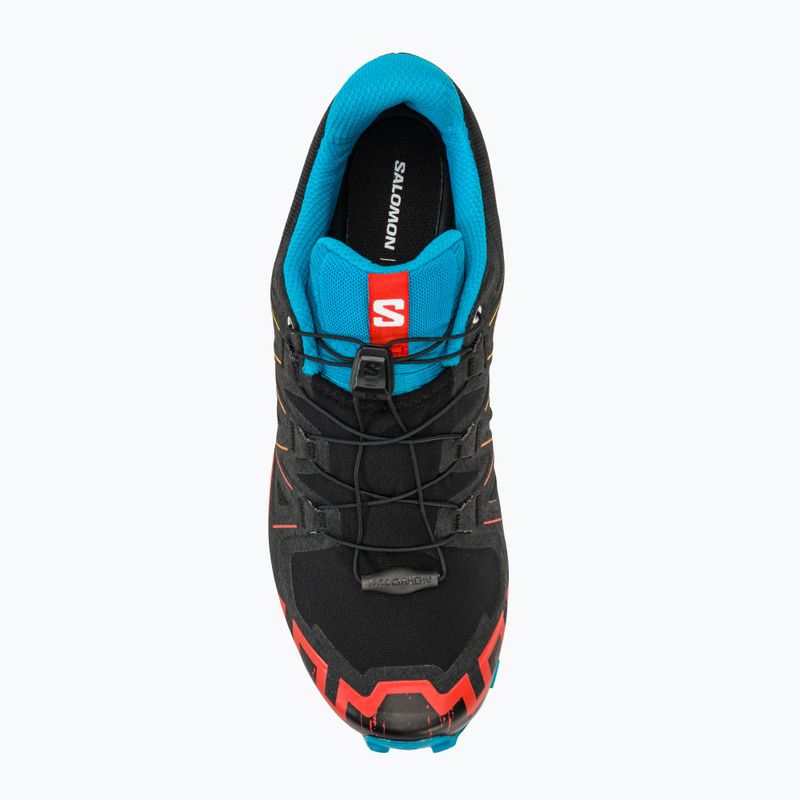 Pánské běžecké boty Salomon Speedcross 6 black/white/transcend blue 7