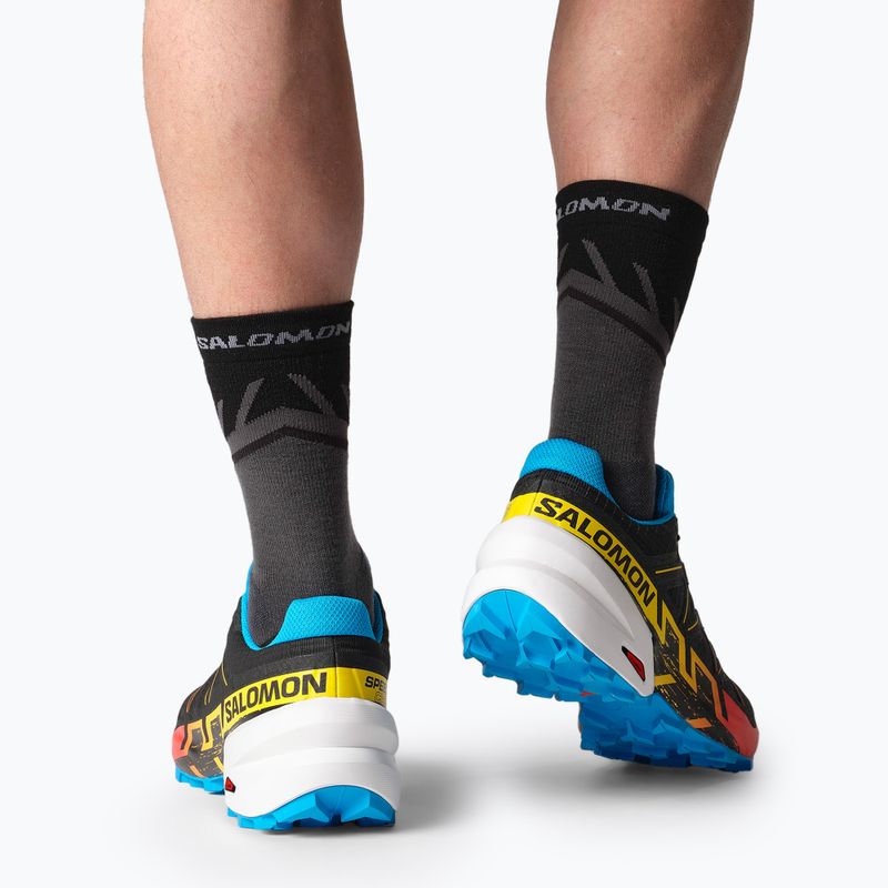 Pánské běžecké boty Salomon Speedcross 6 black/white/transcend blue 5