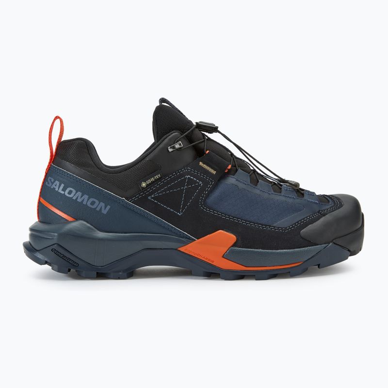 Pánské trekové boty Salomon X Ultra Alpine GTX grisaille/black/red orange 2