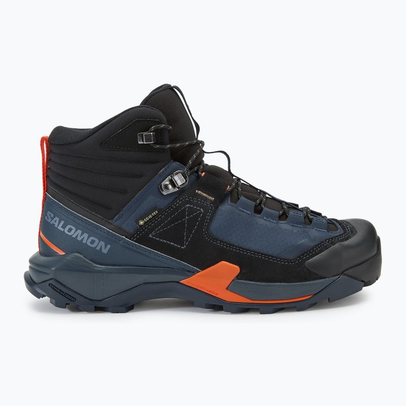 Pánské trekové boty Salomon X Ultra Alpine MID GTX blue nightsts/black/red orange 2