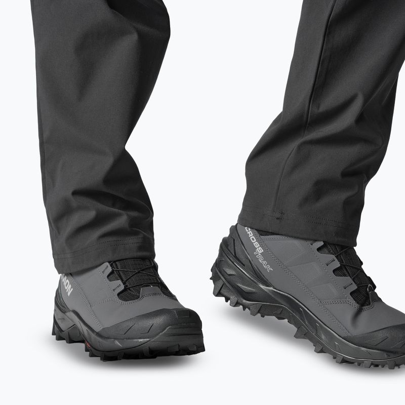 Pánské trekingové boty Salomon Crosstrak Powder WP asphalt/black/sharkskin 8