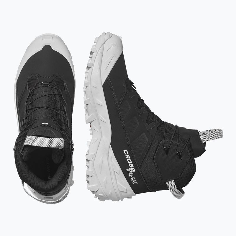 Pánské trekové botySalomon Crossrak Powder WP black/black/white 13