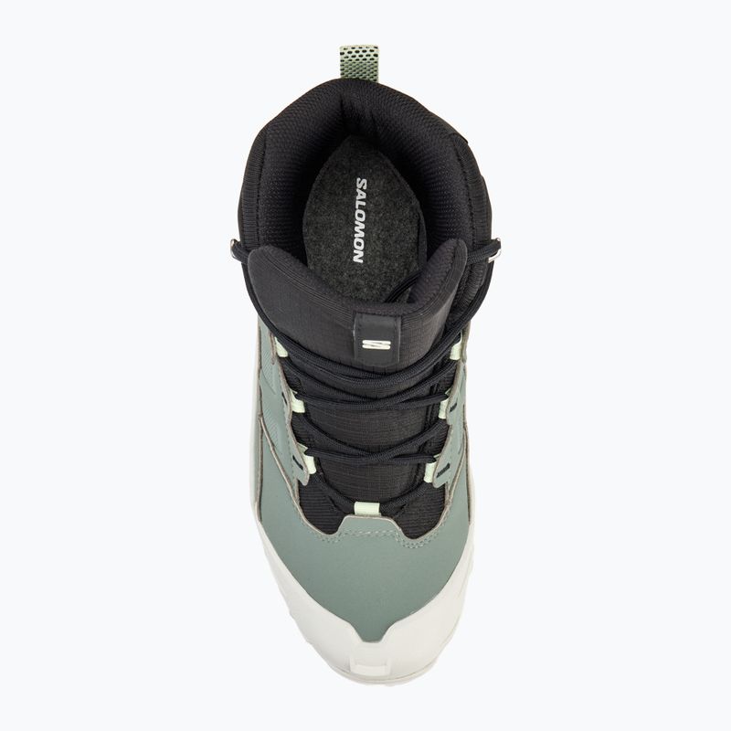 Dámské trekové boty Salomon Crosstrak WP agave green/black/can ary green 5
