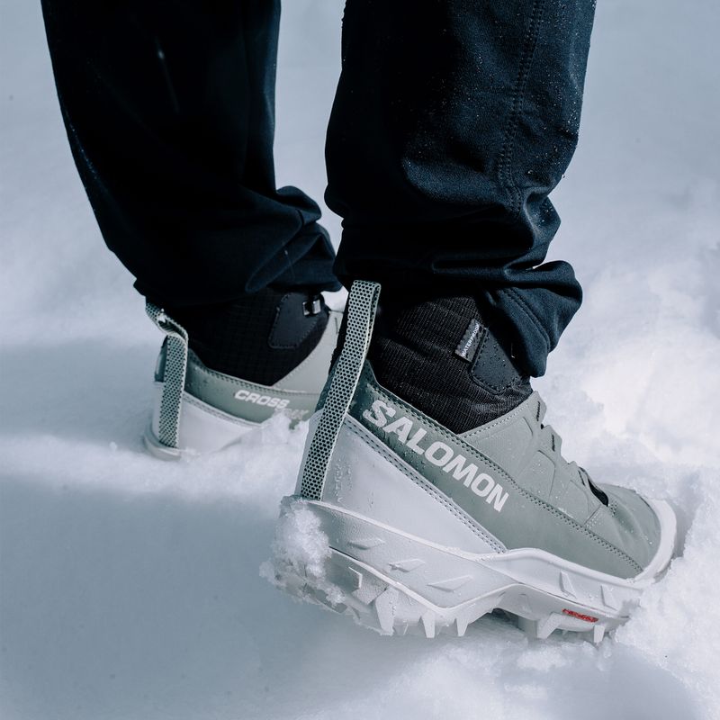 Dámské trekové boty Salomon Crosstrak WP agave green/black/can ary green 17