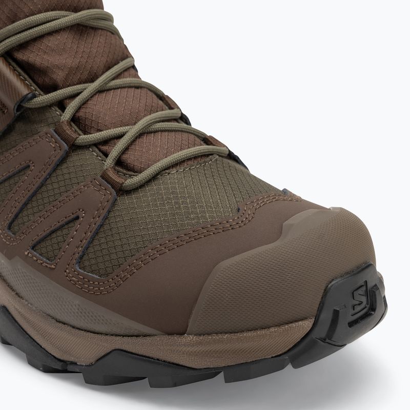 Pánské trekové boty Salomon X Ultra Tracker GTX green/earth brown/sharkskin 7