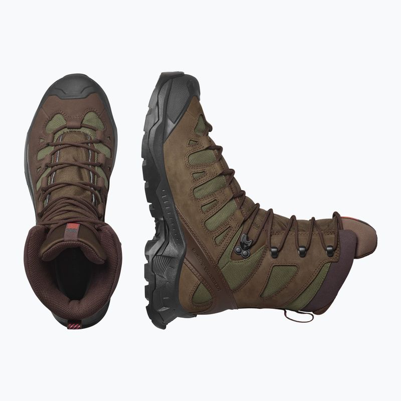Turistické boty Salomon Quest Tracker High GTX earth brown/green 13