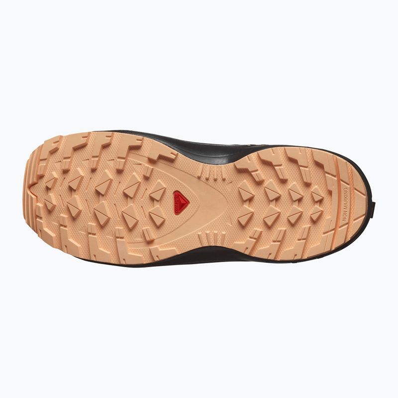 Dětské trekingové boty Salomon XA Pro V8 Winter CSWP pewter/black/peach fuzz 11