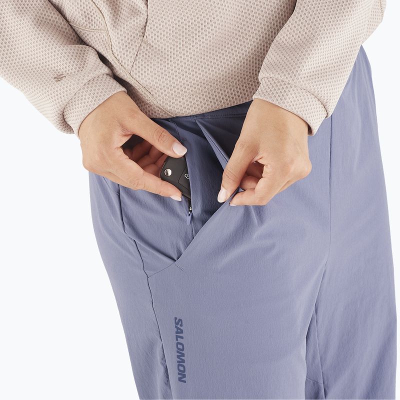 Dámské trekové kalhoty Salomon Wayfarer Ease blue granite 4