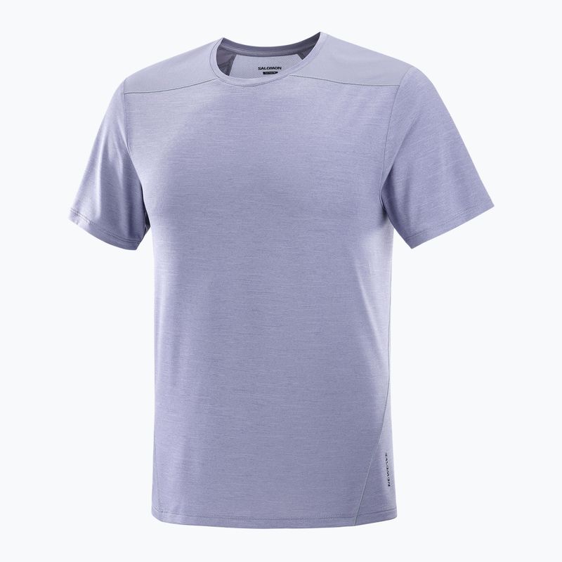 Pánské tričko Salomon Outline Tee blue granite 4