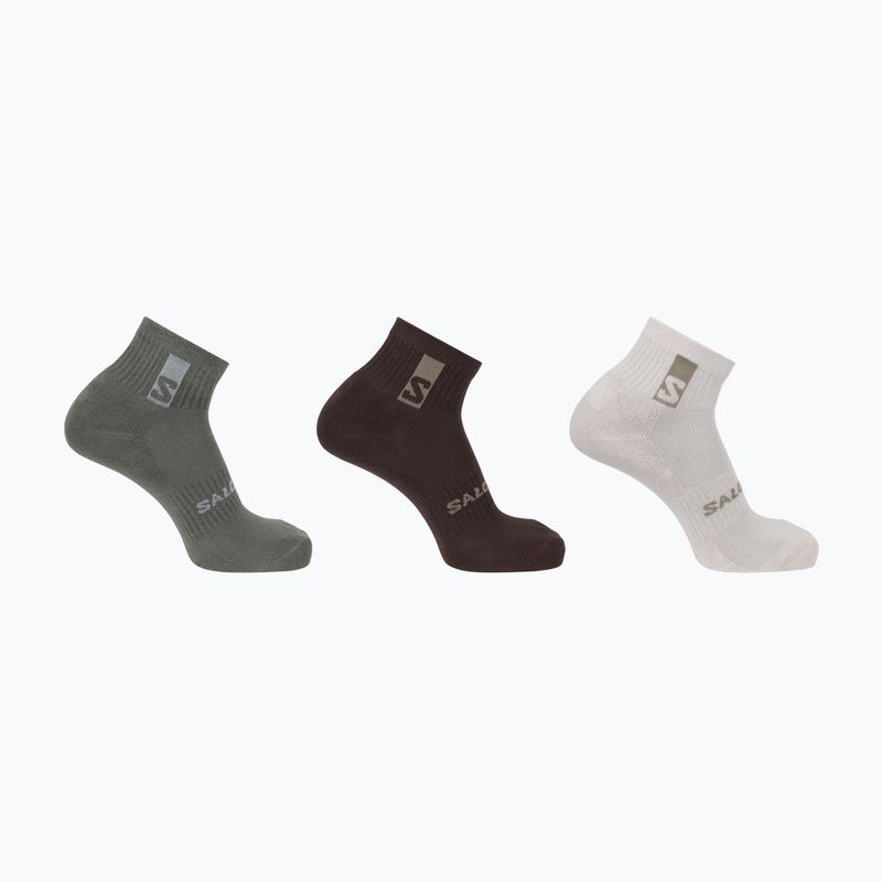 Ponožky Salomon Everyday Ankle 3 pary silver cloud/sedona sage
