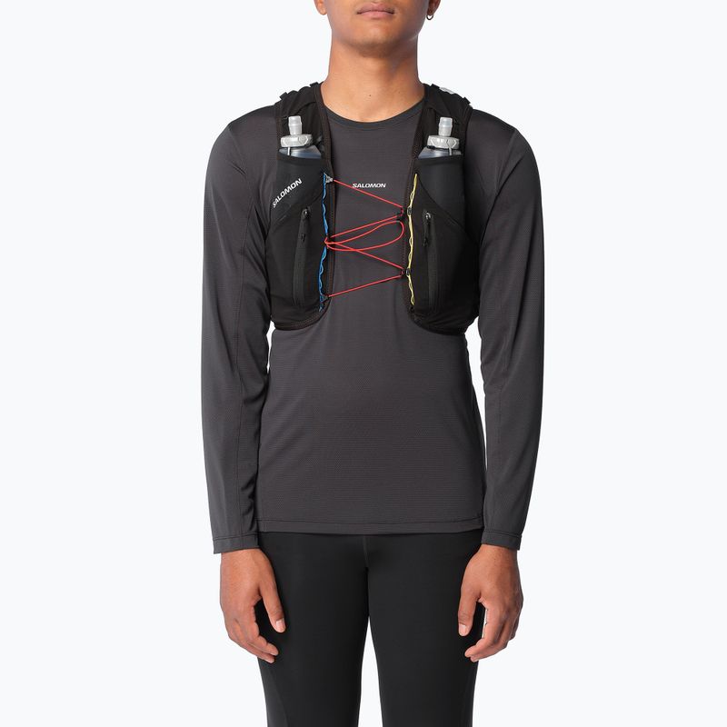 Běžecká vesta Salomon Advance Skin 12 Race Flag' black/white 4