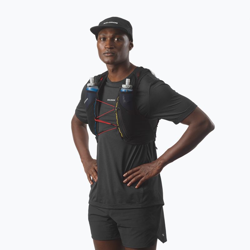 Vesta Salomon ADV SKIN 5 Race Flag Set černá/bílá 6