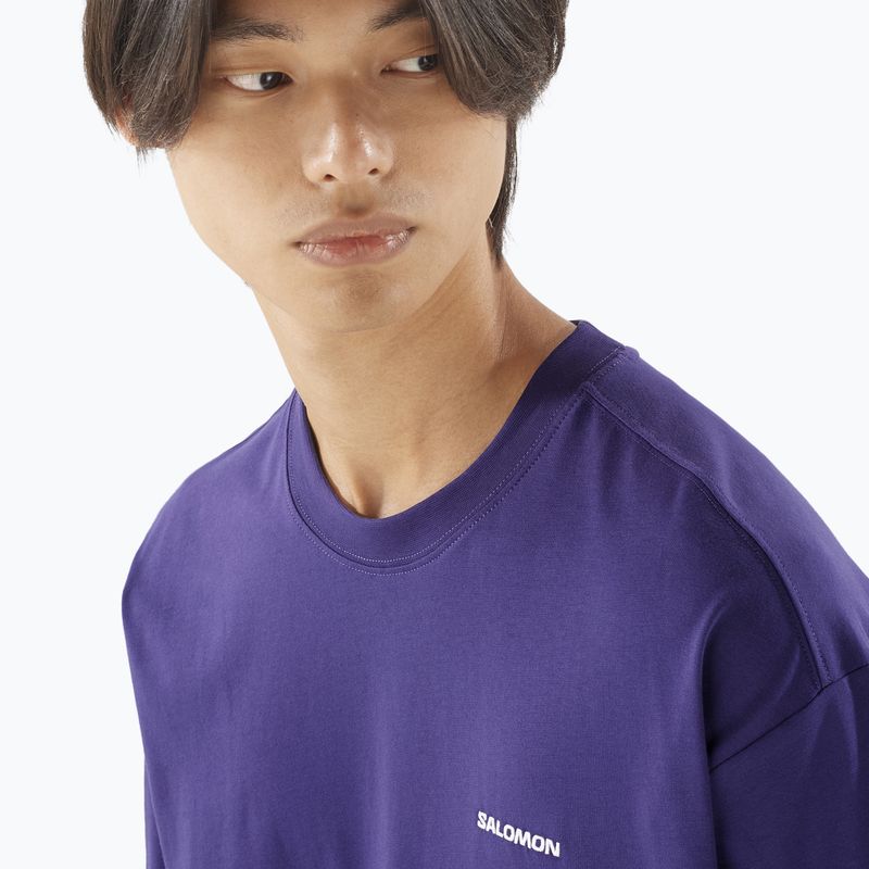 Pánské tričko Salomon Logo RX Tee astral 3