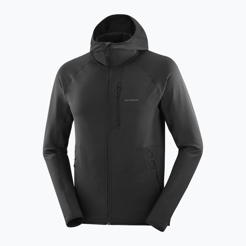 Pánská trekingová mikina Salomon Sntial Lightwarm Hybrid deep black 8