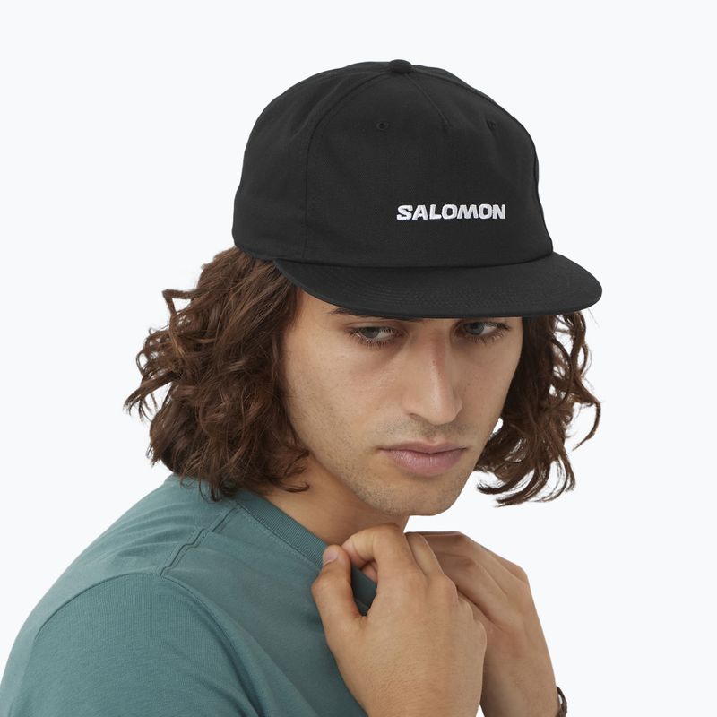 Kšiltovka Salomon Flat deep black 2