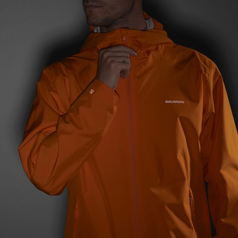 Pánská větrovka Salomon Outscape 2L turmeric 9
