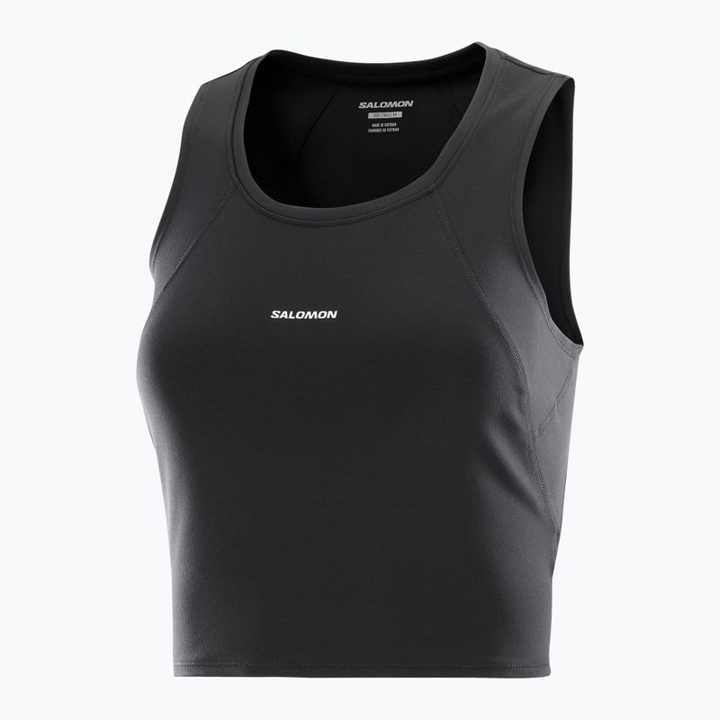 Dámské běžecké tričko Salomon SHAKEout Bliss Tanklette deep black 4