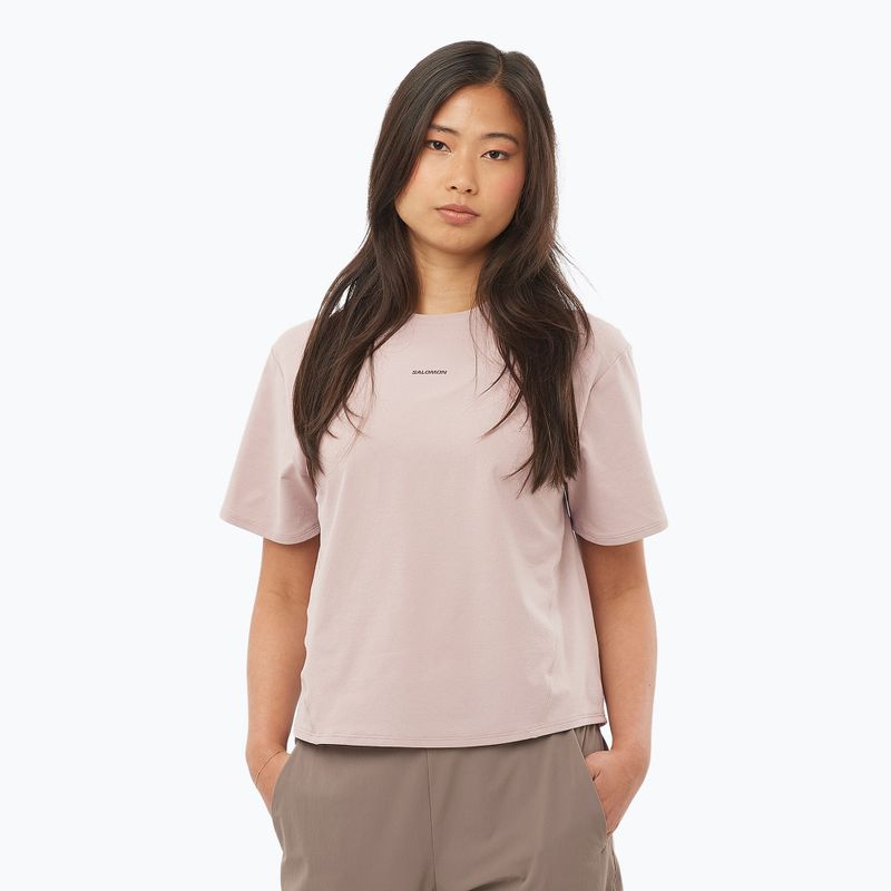 Dámské tričko Salomon Trackline Tee SS etherea