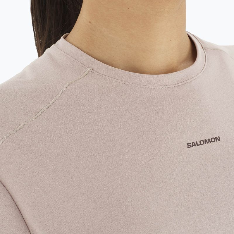 Dámské tričko Salomon Trackline Tee SS etherea 4