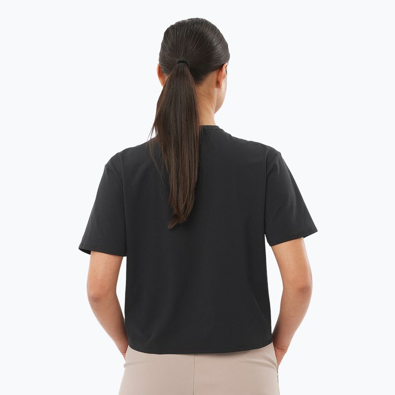 Dámské tričko Salomon Trackline Tee SS deep black 2