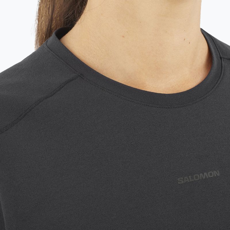 Dámské tričko Salomon Trackline Tee SS deep black 4