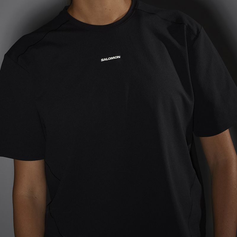 Dámské tričko Salomon Trackline Tee SS deep black 5