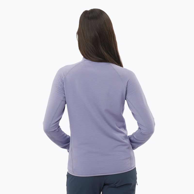 Dámská trekingová mikina Salomon Lightwarm Full Zip blue granite 2