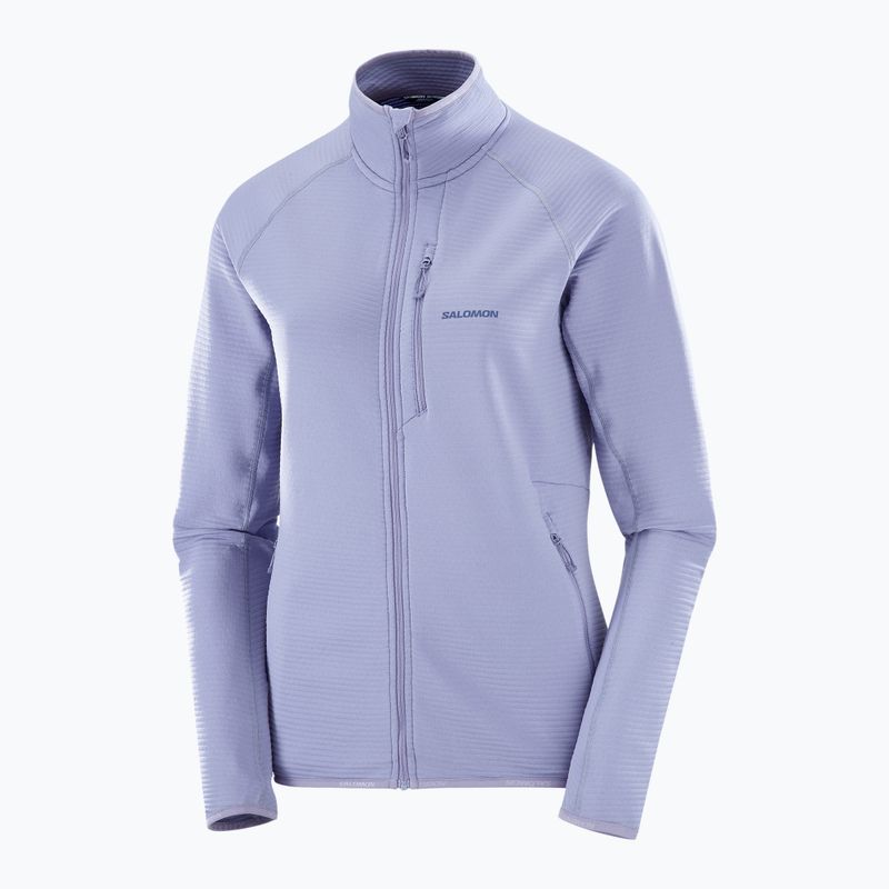 Dámská trekingová mikina Salomon Lightwarm Full Zip blue granite 6