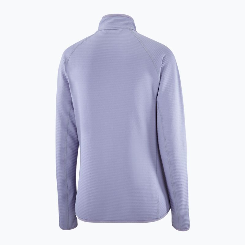 Dámská trekingová mikina Salomon Lightwarm Full Zip blue granite 7