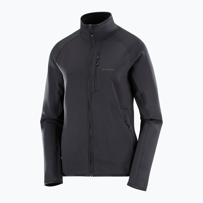 Dámská fleecová mikina Salomon Lightwarm Full Zip deep black 5