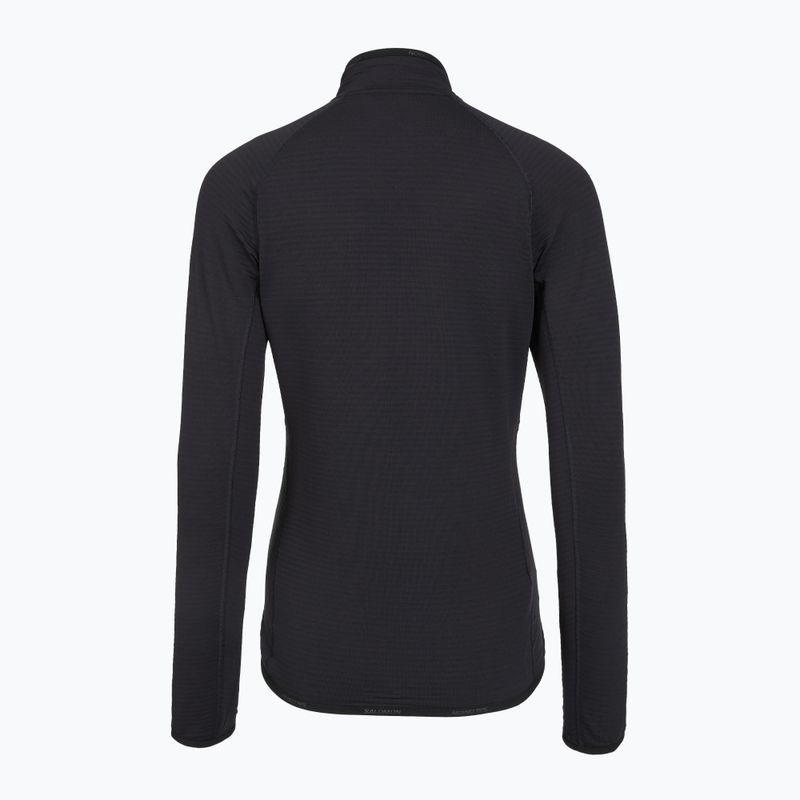 Dámská fleecová mikina Salomon Lightwarm Full Zip deep black 6