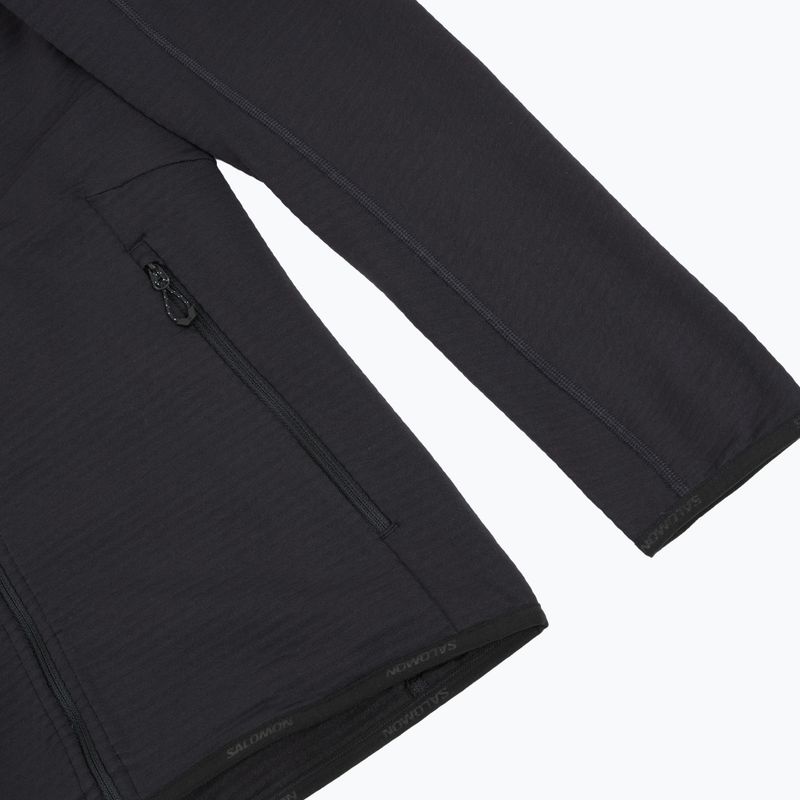 Dámská fleecová mikina Salomon Lightwarm Full Zip deep black 8