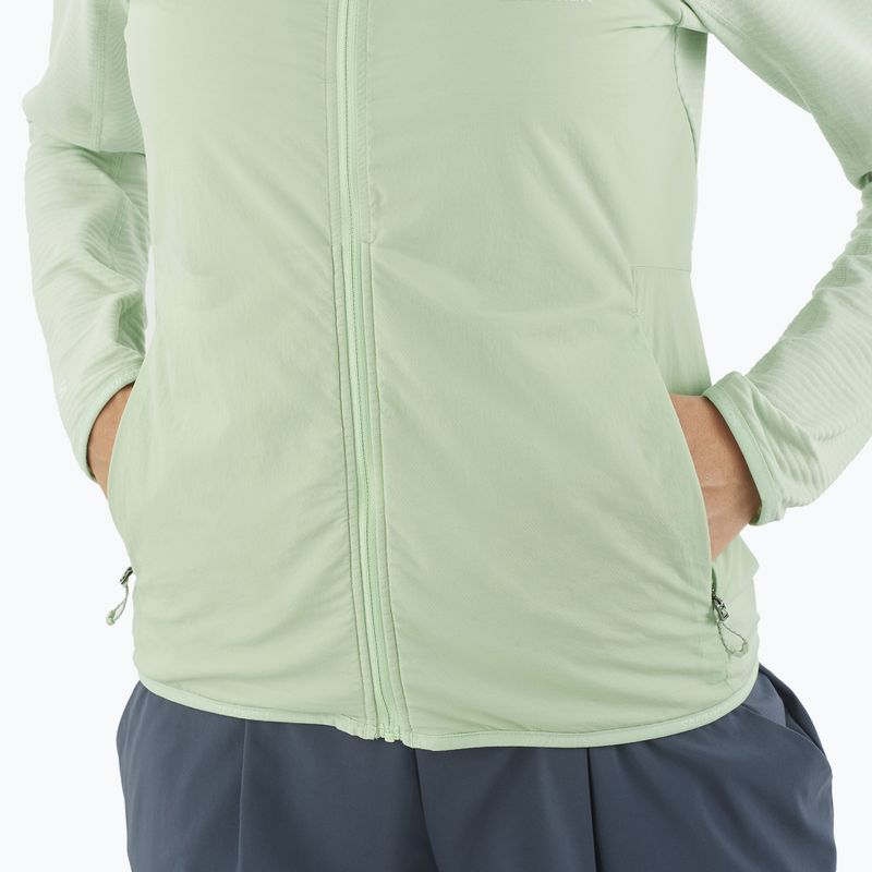 Dámská trekingová mikina Salomon Sntial Lightwarm Hybrid sea foam 4
