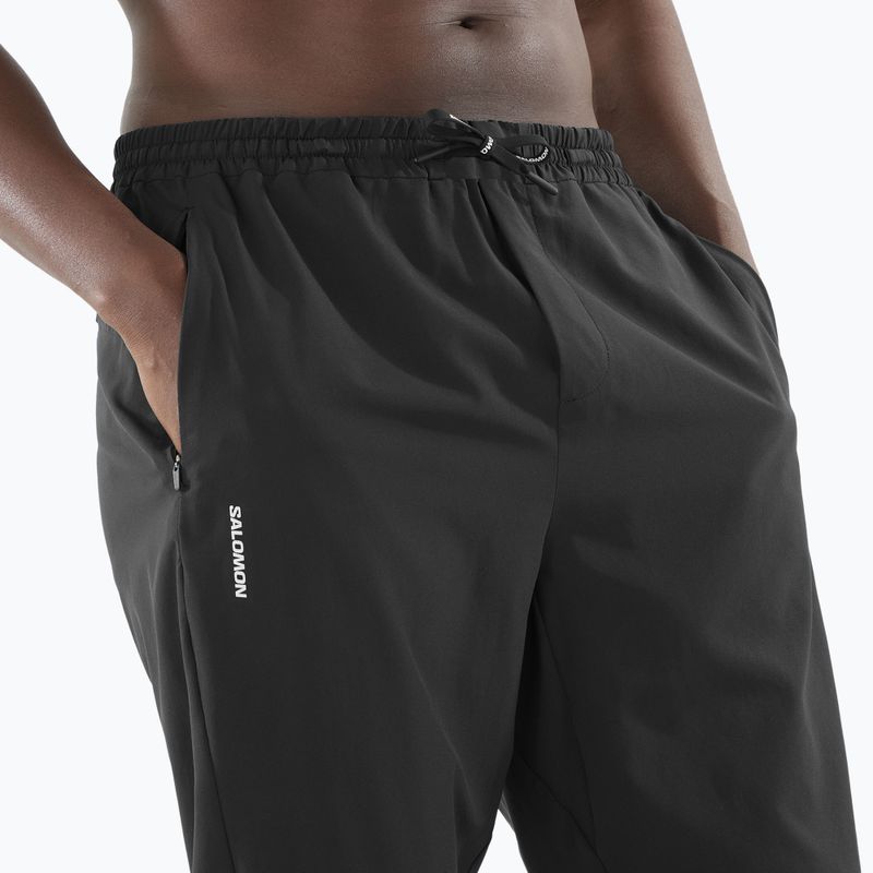 Pánské běžecké kalhoty Salomon SHAKEout Core deep black 3