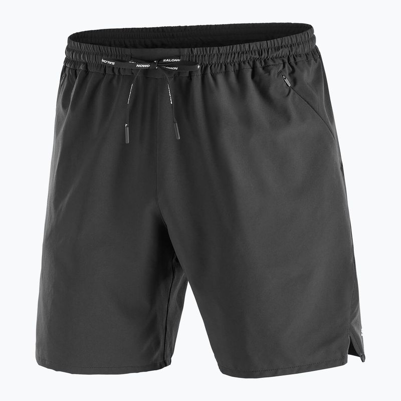 Pánské běžecké šortky Salomon SHAKEout Core 7" No Liner deep black 6