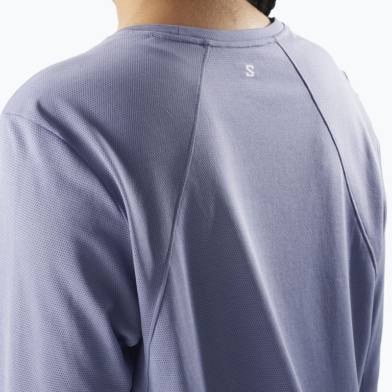 Dámské běžecké tričko longsleeve  Salomon SHAKEout Core blue granite 3