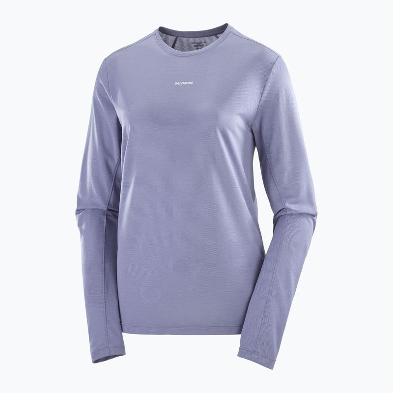 Dámské běžecké tričko longsleeve  Salomon SHAKEout Core blue granite 4