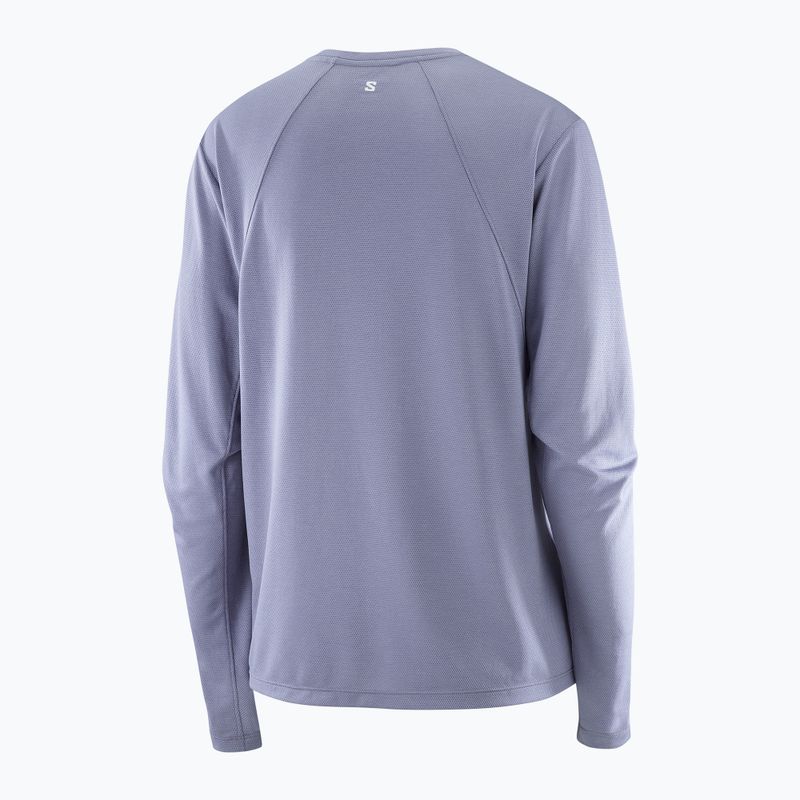 Dámské běžecké tričko longsleeve  Salomon SHAKEout Core blue granite 5