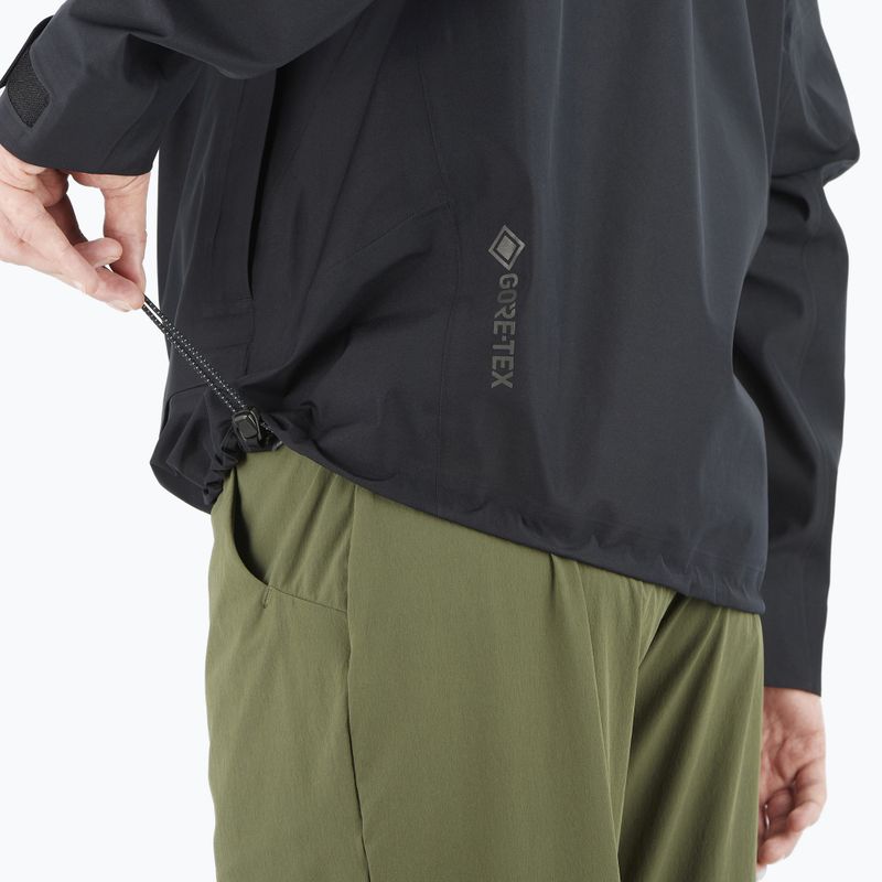 Pánská softshellová bunda Salomon Outline 3l GTX deep black 8