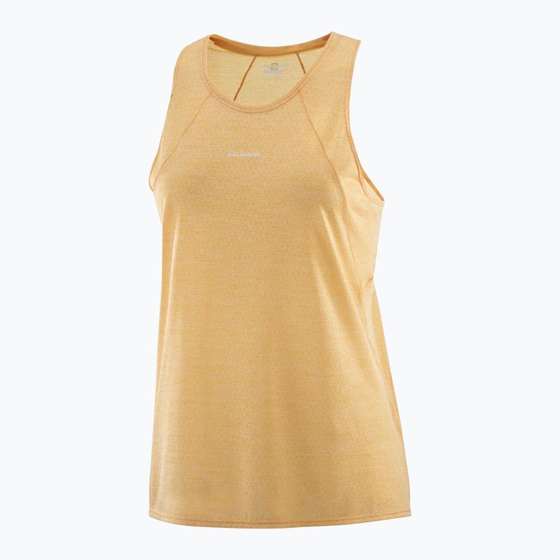 Dámské běžecké tílko Salomon SHAKEout Air Tank warm apricot 4