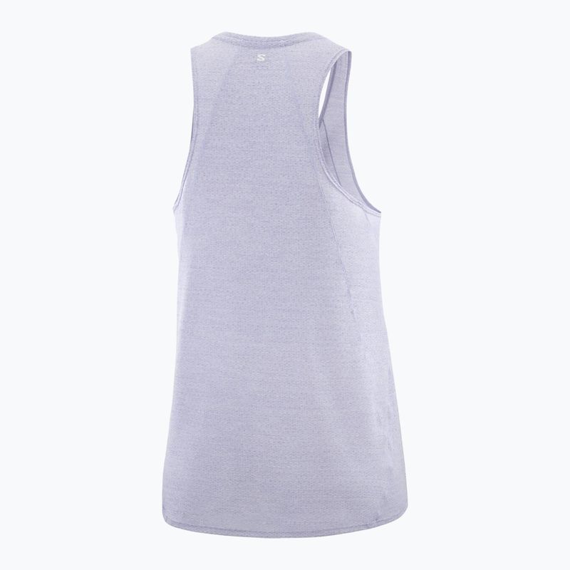 Dámské běžecké tílko Salomon SHAKEout Air Tank cosmic sky 5