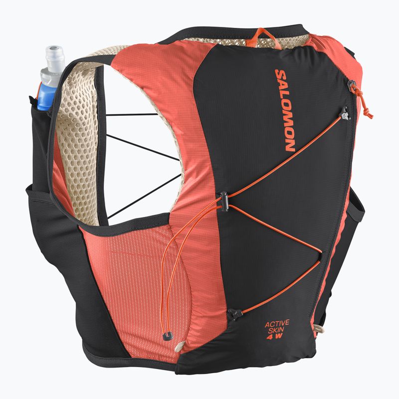 Dámská běžecká vesta Salomon Active Skin 4 Set emerglow/black 2