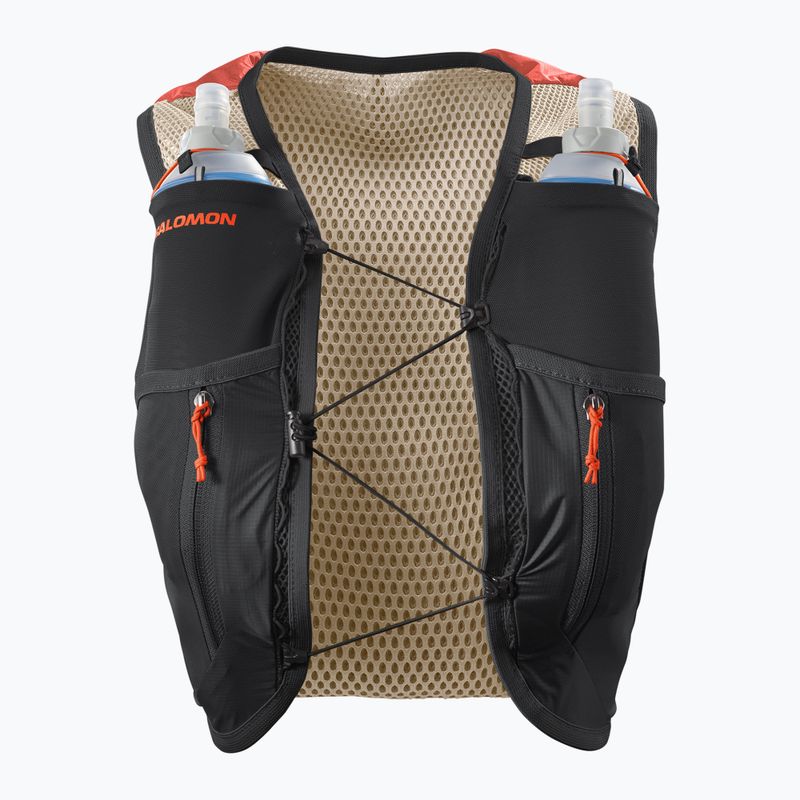 Dámská běžecká vesta Salomon Active Skin 12 Set emerglow/black