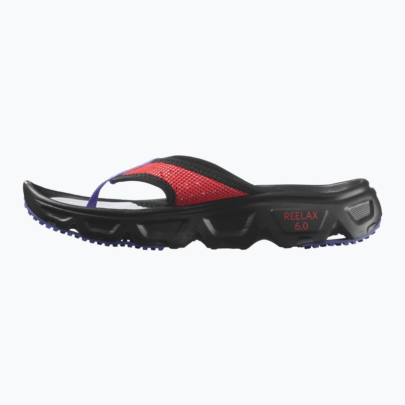 Dámské žabky Salomon Reelax Break 6.0 cosmic sky/black/flame scarlet 2