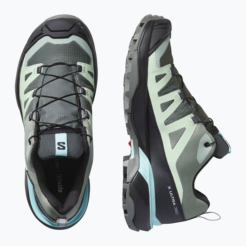 Dámské trekingové boty Salomon X Ultra 360 GTX Sedona sage/black/sea foam 6
