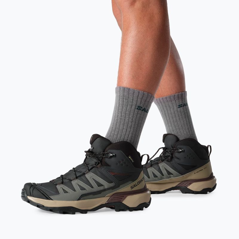 Pánské trekové boty Salomon X Ultra 360 MID GTX phantom/desert tan 6